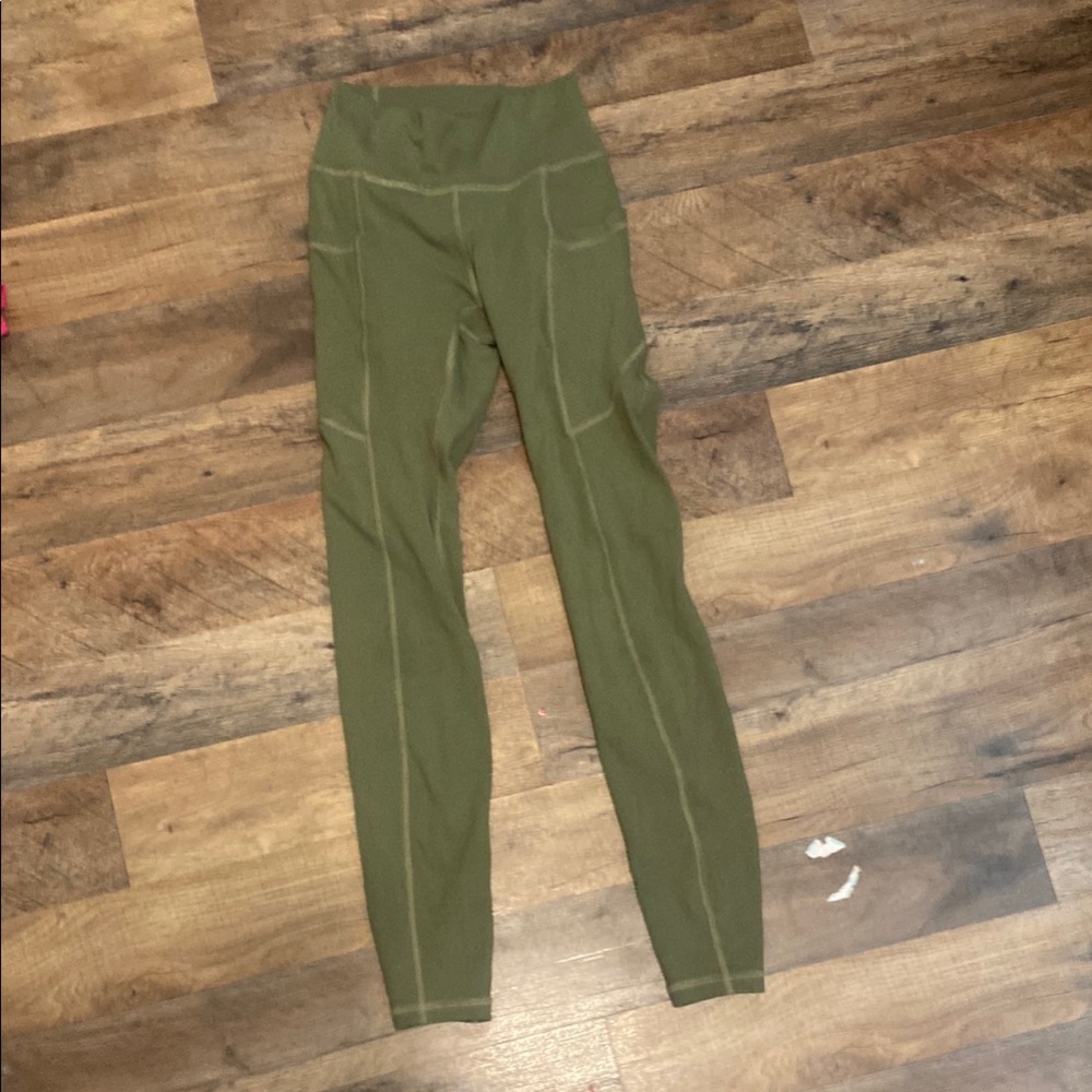 Hollister- Gilly Hicks Olive Green Leggings
